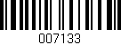 Código de barras (EAN, GTIN, SKU, ISBN): '007133'