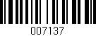 Código de barras (EAN, GTIN, SKU, ISBN): '007137'