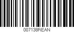 Código de barras (EAN, GTIN, SKU, ISBN): '007138REAN'