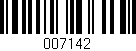 Código de barras (EAN, GTIN, SKU, ISBN): '007142'