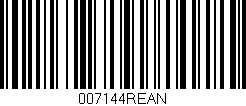 Código de barras (EAN, GTIN, SKU, ISBN): '007144REAN'