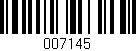 Código de barras (EAN, GTIN, SKU, ISBN): '007145'