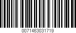 Código de barras (EAN, GTIN, SKU, ISBN): '0071463031719'
