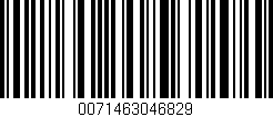 Código de barras (EAN, GTIN, SKU, ISBN): '0071463046829'