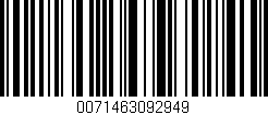 Código de barras (EAN, GTIN, SKU, ISBN): '0071463092949'