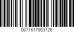 Código de barras (EAN, GTIN, SKU, ISBN): '0071617953126'
