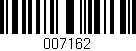 Código de barras (EAN, GTIN, SKU, ISBN): '007162'