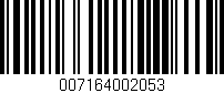 Código de barras (EAN, GTIN, SKU, ISBN): '007164002053'