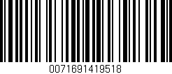 Código de barras (EAN, GTIN, SKU, ISBN): '0071691419518'