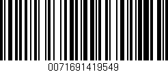 Código de barras (EAN, GTIN, SKU, ISBN): '0071691419549'