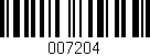 Código de barras (EAN, GTIN, SKU, ISBN): '007204'