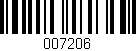 Código de barras (EAN, GTIN, SKU, ISBN): '007206'
