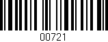 Código de barras (EAN, GTIN, SKU, ISBN): '00721'