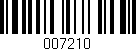 Código de barras (EAN, GTIN, SKU, ISBN): '007210'