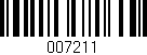 Código de barras (EAN, GTIN, SKU, ISBN): '007211'