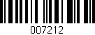 Código de barras (EAN, GTIN, SKU, ISBN): '007212'