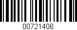 Código de barras (EAN, GTIN, SKU, ISBN): '00721406'