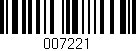 Código de barras (EAN, GTIN, SKU, ISBN): '007221'