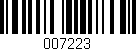 Código de barras (EAN, GTIN, SKU, ISBN): '007223'