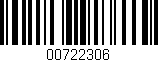 Código de barras (EAN, GTIN, SKU, ISBN): '00722306'