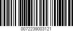 Código de barras (EAN, GTIN, SKU, ISBN): '0072239003121'