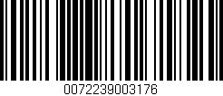 Código de barras (EAN, GTIN, SKU, ISBN): '0072239003176'