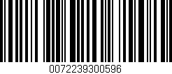 Código de barras (EAN, GTIN, SKU, ISBN): '0072239300596'