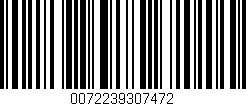 Código de barras (EAN, GTIN, SKU, ISBN): '0072239307472'