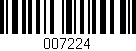 Código de barras (EAN, GTIN, SKU, ISBN): '007224'