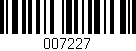Código de barras (EAN, GTIN, SKU, ISBN): '007227'
