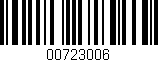 Código de barras (EAN, GTIN, SKU, ISBN): '00723006'