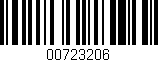 Código de barras (EAN, GTIN, SKU, ISBN): '00723206'