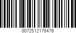 Código de barras (EAN, GTIN, SKU, ISBN): '0072512178478'