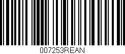 Código de barras (EAN, GTIN, SKU, ISBN): '007253REAN'