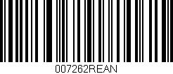 Código de barras (EAN, GTIN, SKU, ISBN): '007262REAN'