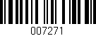Código de barras (EAN, GTIN, SKU, ISBN): '007271'