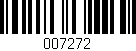 Código de barras (EAN, GTIN, SKU, ISBN): '007272'