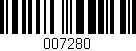 Código de barras (EAN, GTIN, SKU, ISBN): '007280'