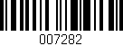 Código de barras (EAN, GTIN, SKU, ISBN): '007282'