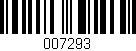 Código de barras (EAN, GTIN, SKU, ISBN): '007293'