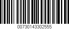 Código de barras (EAN, GTIN, SKU, ISBN): '00730143302555'