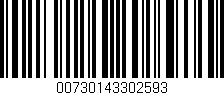 Código de barras (EAN, GTIN, SKU, ISBN): '00730143302593'