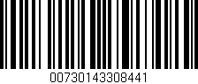 Código de barras (EAN, GTIN, SKU, ISBN): '00730143308441'