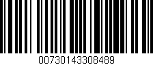 Código de barras (EAN, GTIN, SKU, ISBN): '00730143308489'
