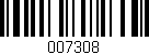 Código de barras (EAN, GTIN, SKU, ISBN): '007308'