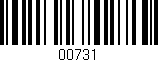 Código de barras (EAN, GTIN, SKU, ISBN): '00731'