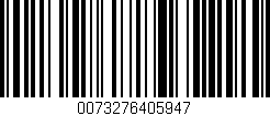 Código de barras (EAN, GTIN, SKU, ISBN): '0073276405947'