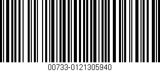 Código de barras (EAN, GTIN, SKU, ISBN): '00733-0121305940'