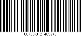 Código de barras (EAN, GTIN, SKU, ISBN): '00733-0121405940'