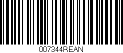 Código de barras (EAN, GTIN, SKU, ISBN): '007344REAN'